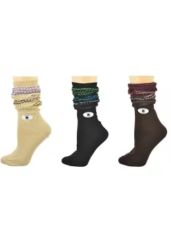 Sierra Socks Women's Slouch or Knee High Organic Cotton Socks -OnDisplay store Belk 827