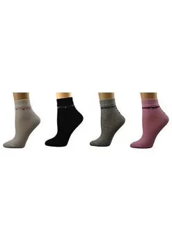 Sierra Socks Women's Bamboo Low Cut 4 Pair Pack Multi Color Socks -OnDisplay store Belk 877