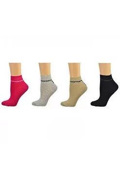 Sierra Socks Women's Bamboo Low Cut 4 Pair Pack Multi Color Socks -OnDisplay store Belk 878