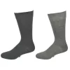Sierra Socks Dress Casual 2 Pair Pack Combed Cotton Crew Plain Color Socks -OnDisplay store Belk 967